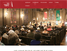Tablet Screenshot of chicagotemple.org